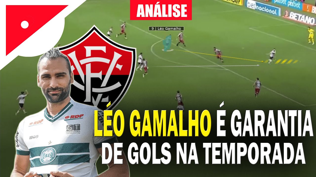 O ESTILO DE JOGO DE L&Eacute;O GAMALHO | CONHE&Ccedil;A O ATACANTE DO VIT&Oacute;RIA