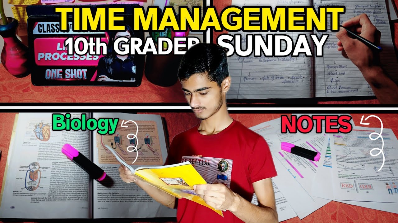 How I Manage My Time on Sunday as a 10th Grader 🌤📚