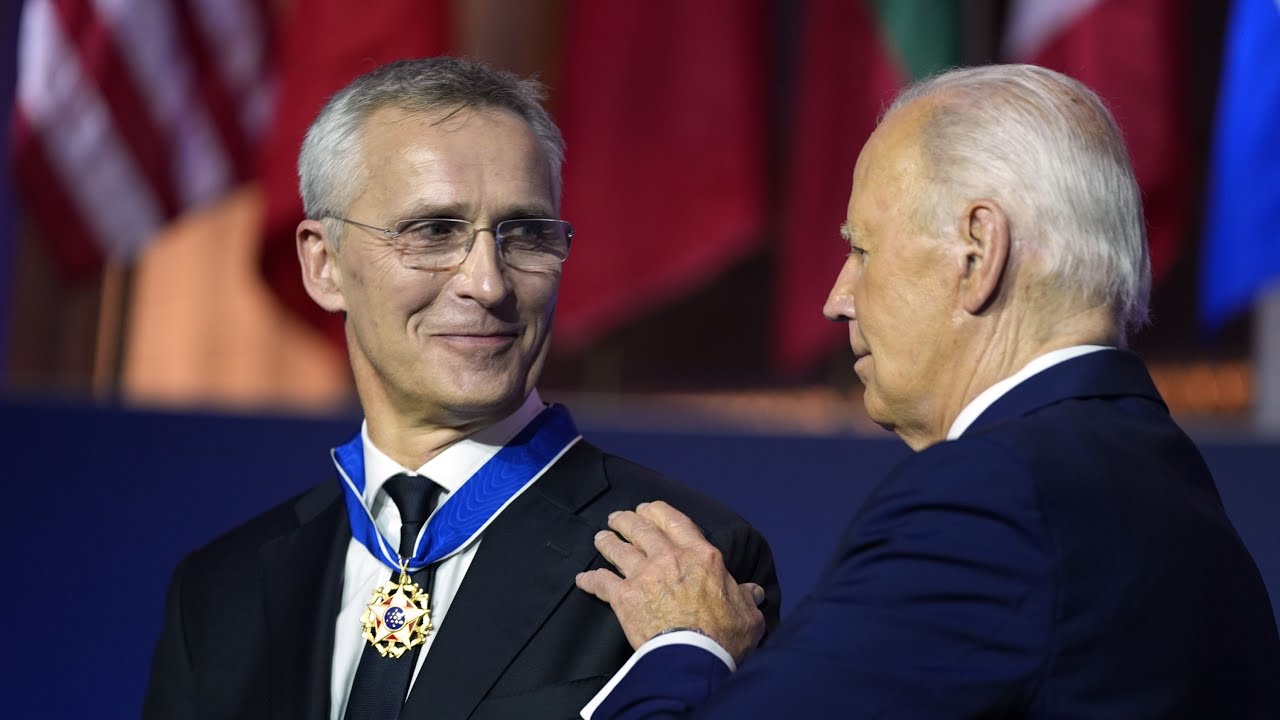 Biden awards NATO chief U.S. Presidential Medal of Freedom