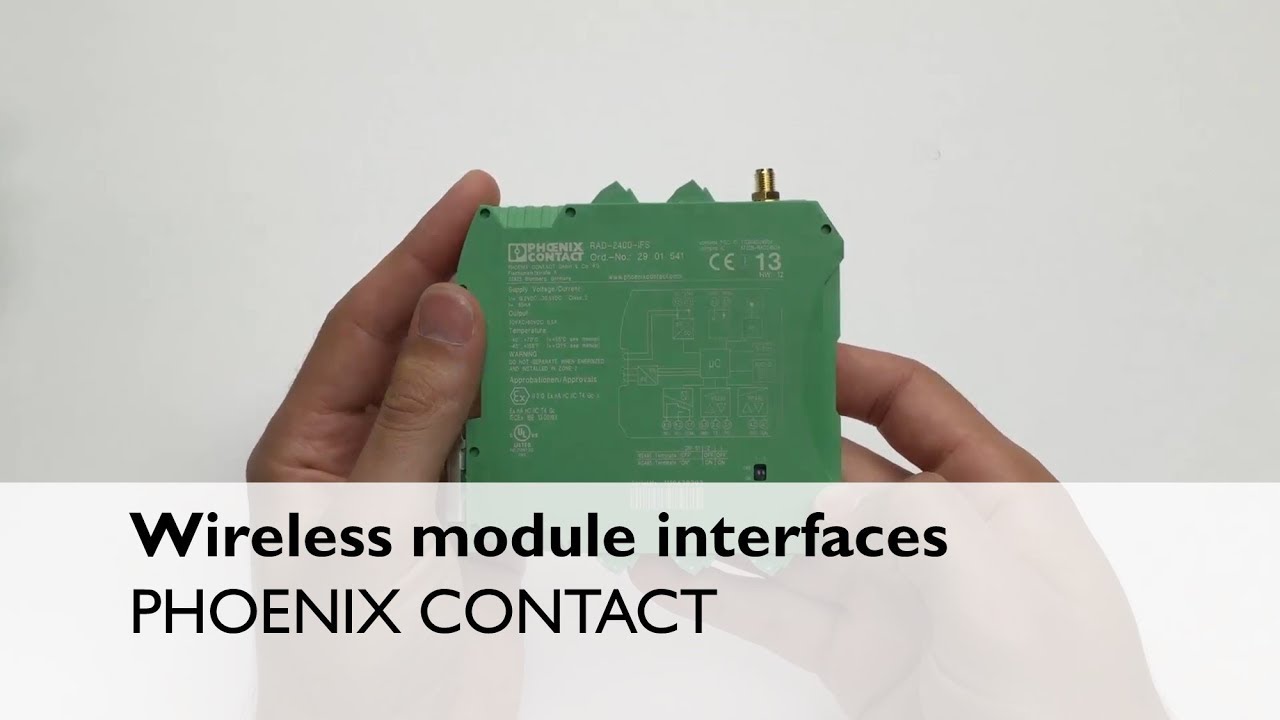 Radioline – Wireless module Interfaces