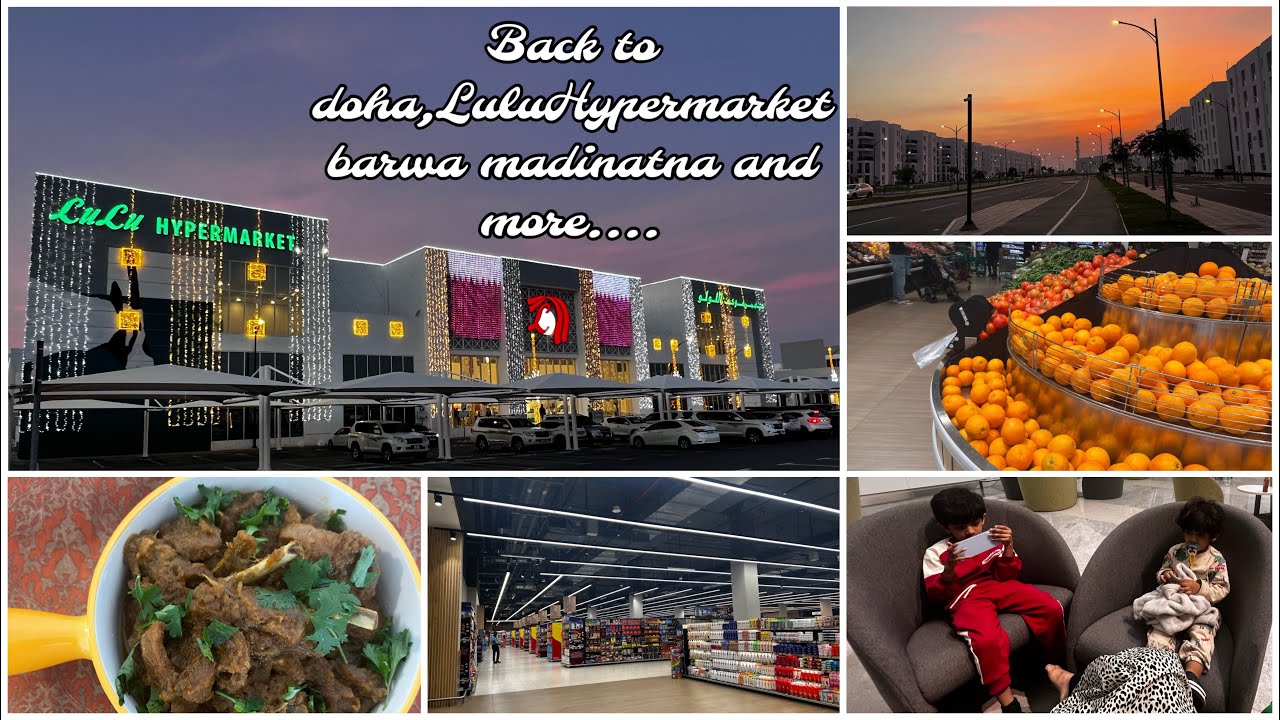 LULU HYPERMARKET at BARWA MADINATNA | simple MUTTON CURRY/ MEETHA SALAN | VLOG~ DOHA | 🇶🇦