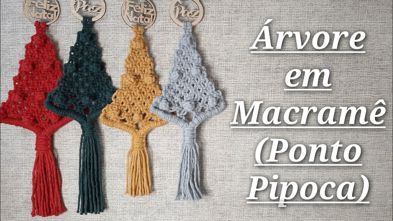 Árvore em Macramê (Ponto Pipoca)