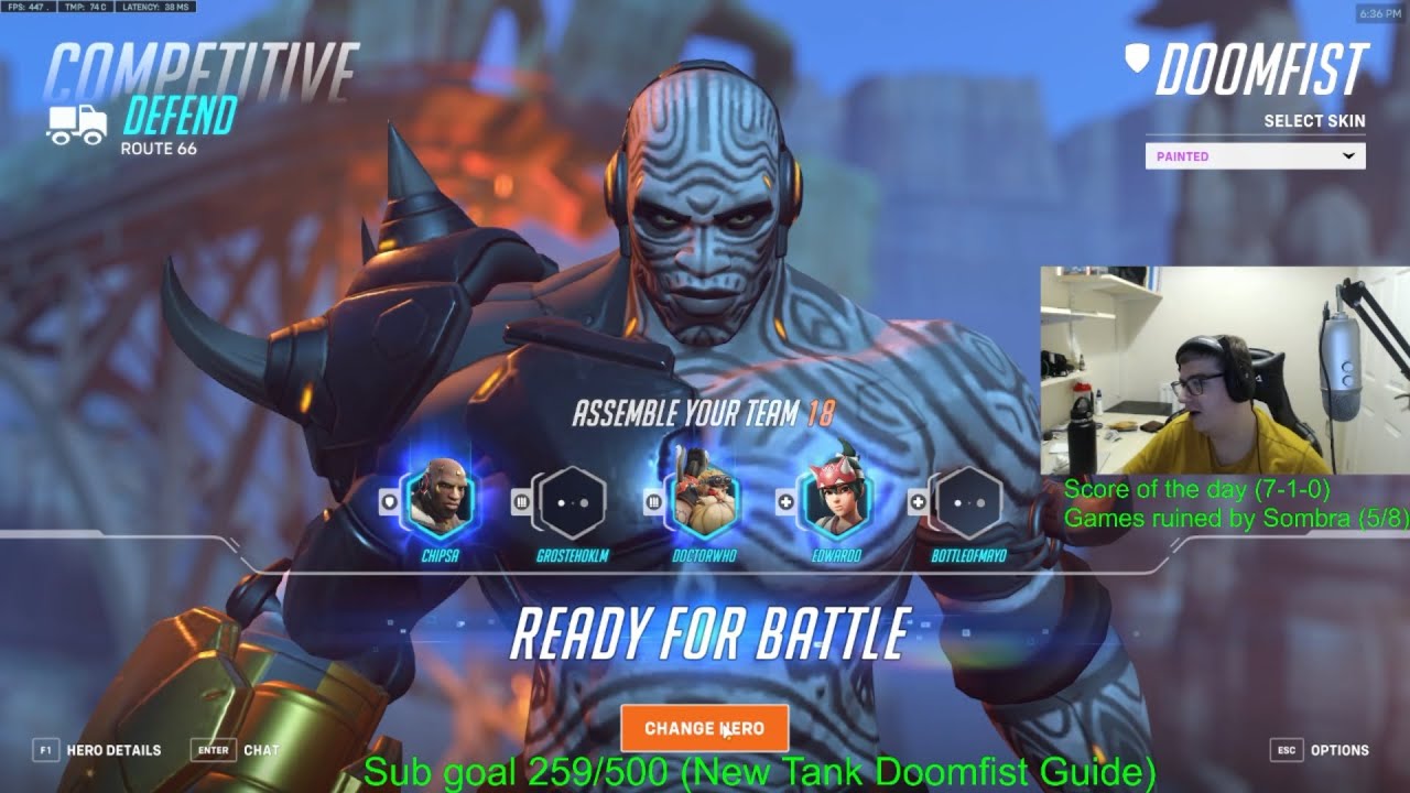 Overwatch 2 Highest Rank Doomfist Chipsa Popped Off As Tank Doomfist -38 Elims-