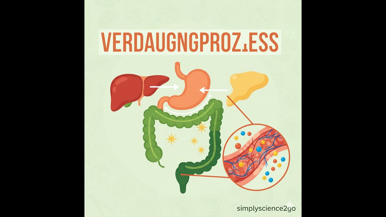 Der Verdauungsprozess: Organe, Enzyme & N&auml;hrstoff-Resorption 🍎🔬 | Humanbiologie einfach erkl&auml;rt