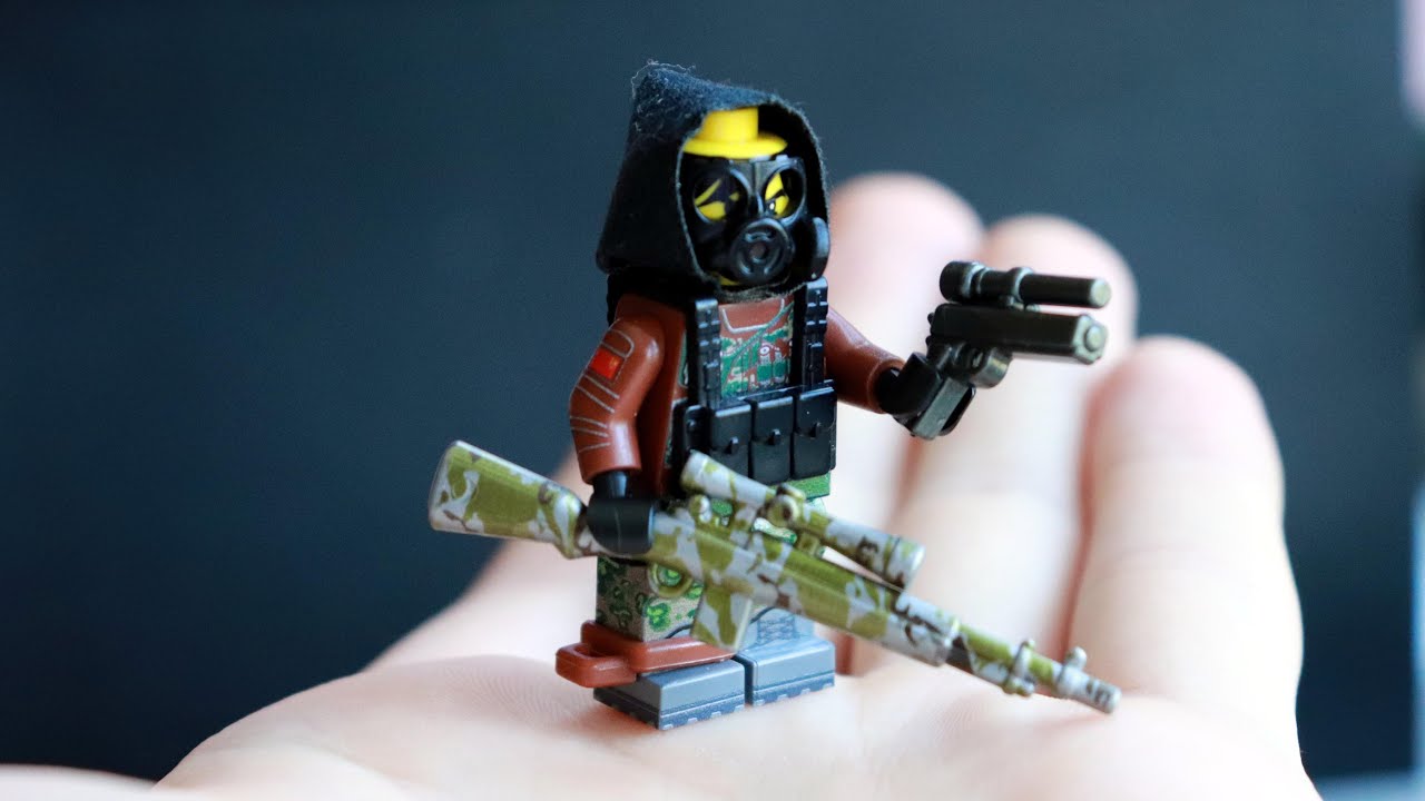 5 Minute Custom LEGO Sniper Minifigure!