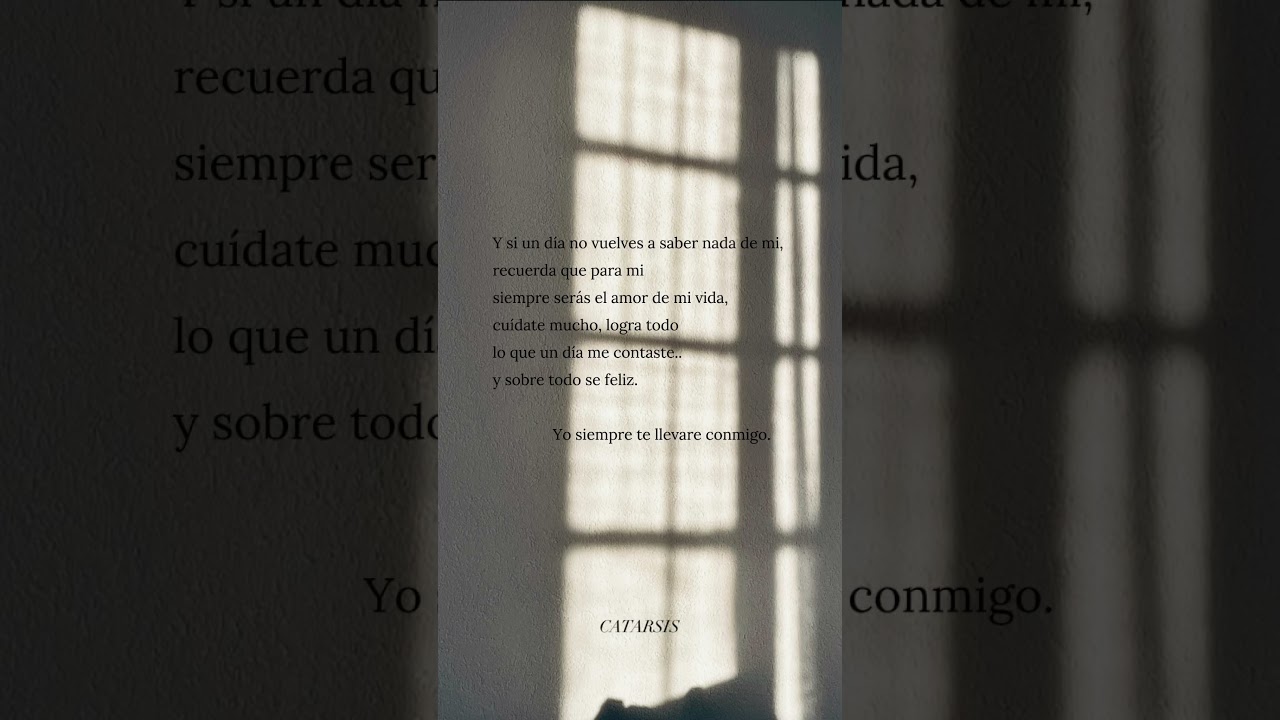 Te llevare conmigo…