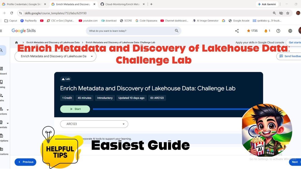 Enrich Metadata and Discovery of Lakehouse Data: Challenge Lab #ARC123 #qwiklabsarcade2026