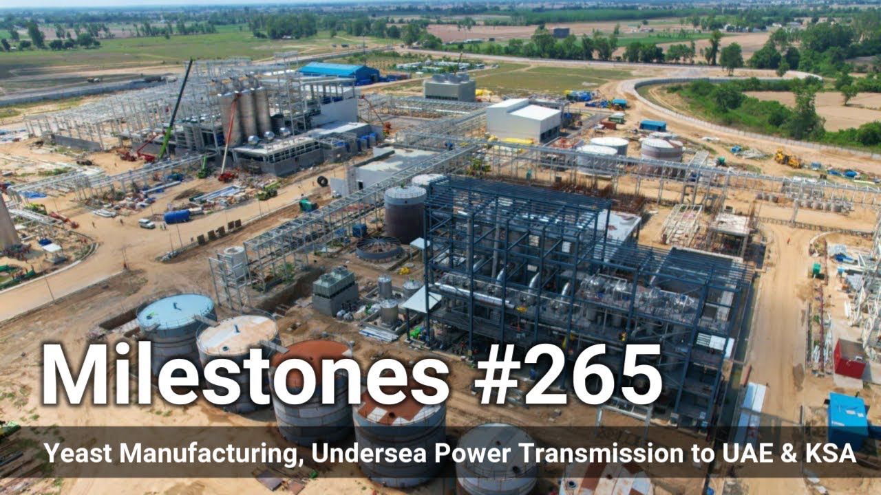 Asia's Largest Yeast Manufacturing Facility in India, USD 10.6 BILLION Power Line to UAE & Saudi
