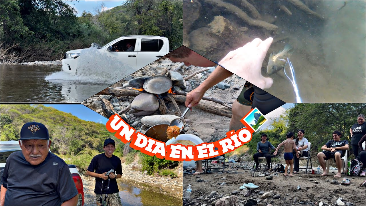 NOS FUIMOS A PASAR UN DÍA EN EL RÍO DE SANTA CRUZ CON LA FAMILIA Y NOS LLEVAMOS LOS ARPONES 👀‼️