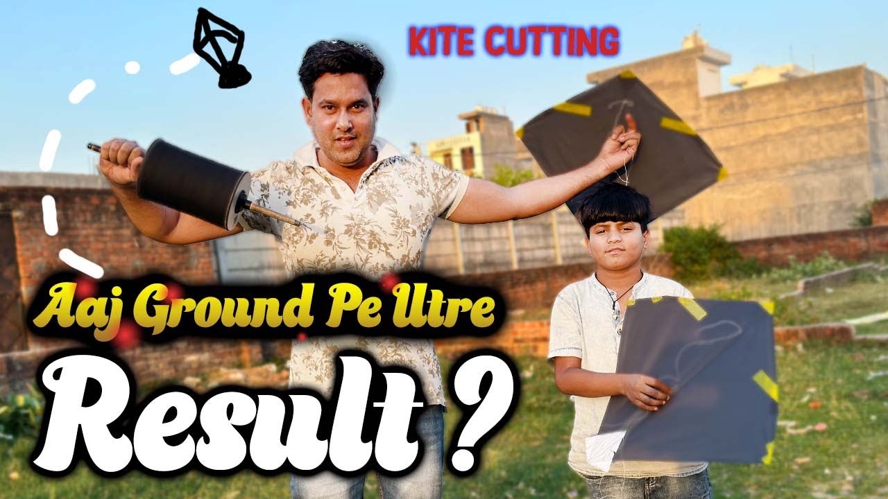 Ground Kite Fighting | Kite Cutting From Ground | Kites Vlog