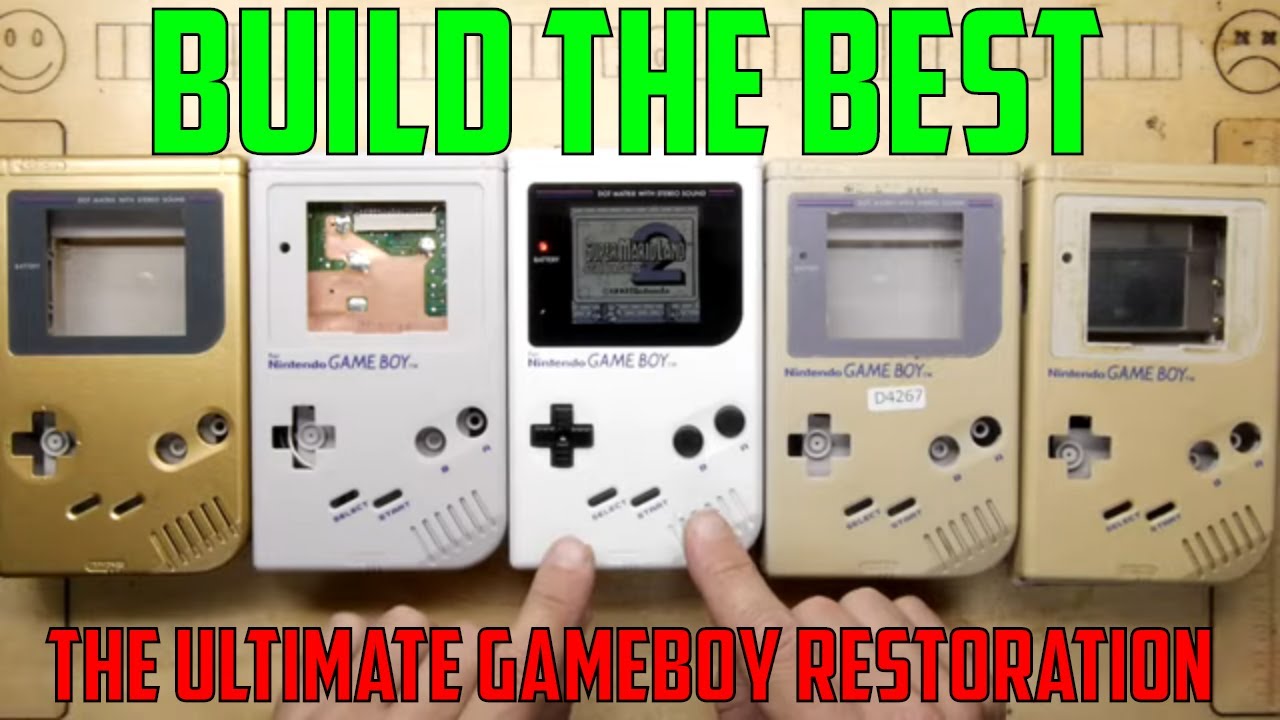 How to build the best Nintendo Gameboy! - Case, Battery and IPS Screen
