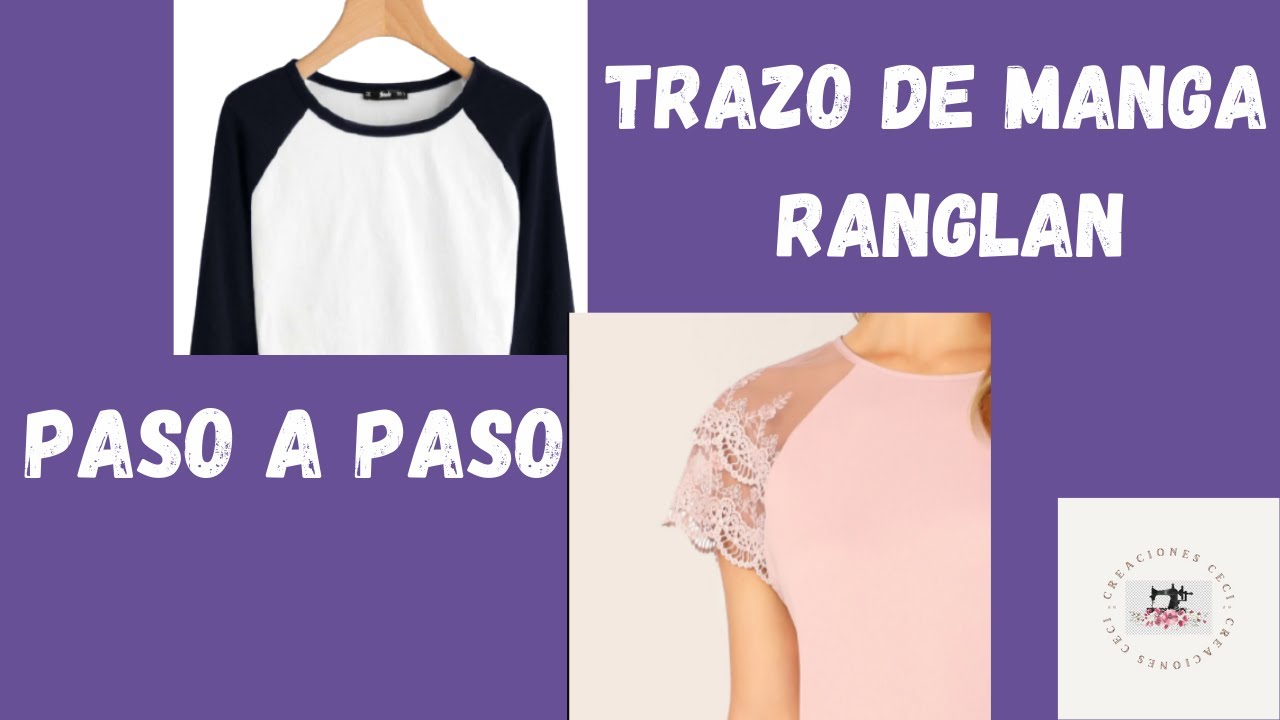 Trazo de manga RANGLAN (PASO A PASO) Fácil