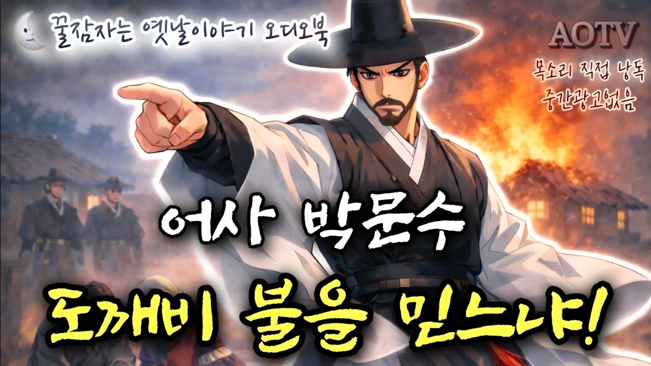 🌜어사 박문수, 도깨비 불을 믿느냐! 암행어사 박문수 2차 시리즈 제3부, 중간광고없는 옛날이야기, 전설, 민담, 책 읽어주는 여자, 오디오북, 잠자리동화, 수면동화