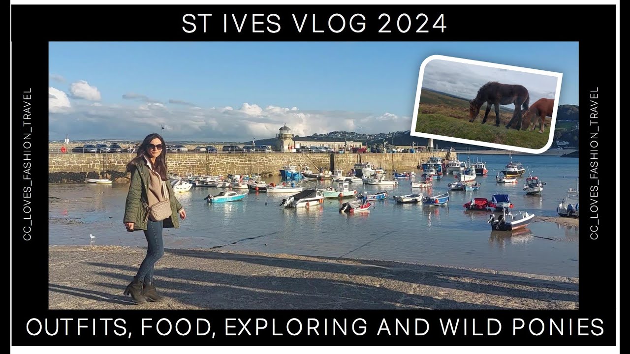ST IVES CORNWALL TRAVEL VLOG 2024, EXPLORING, BEACHES, ENJOYING TRADITIONAL FOOD, THE BEST PLACE!