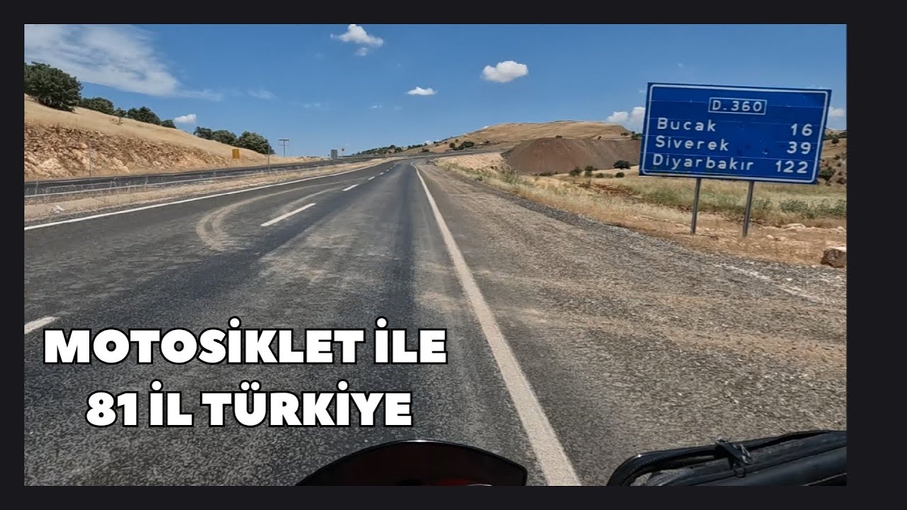 Nemrut dağından~Siverek üzeri~Diyarbakır'a yolculuk.Motosiklet ile 81 il Türkiye #229