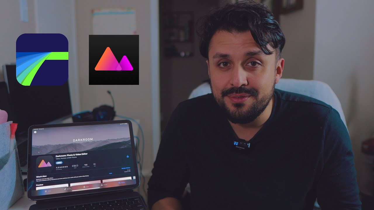 Color Grade your video footage in Dark Room for LumaFusion