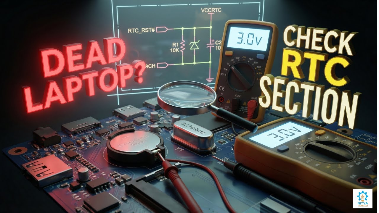 How to Find & Test RTC Section in Laptop Motherboard (Step-by-Step)