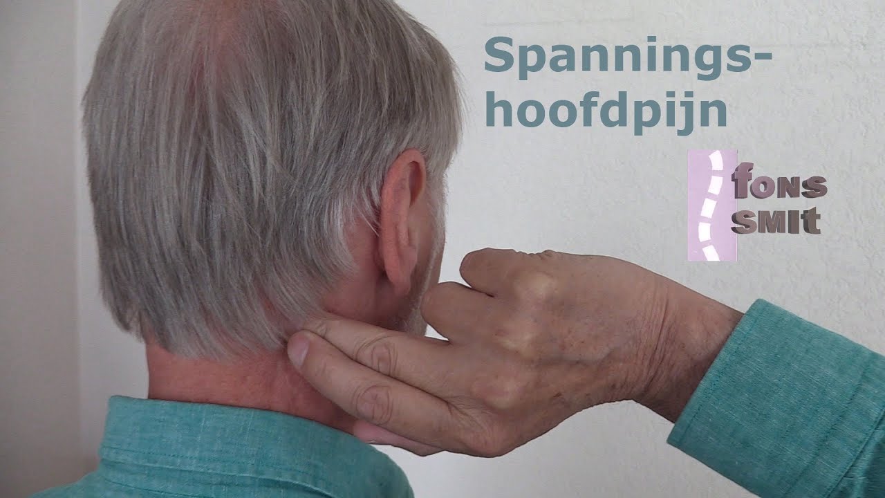 Zelfbehandeling ( zeer werkzame ! ) van spanningshoofdpijn.