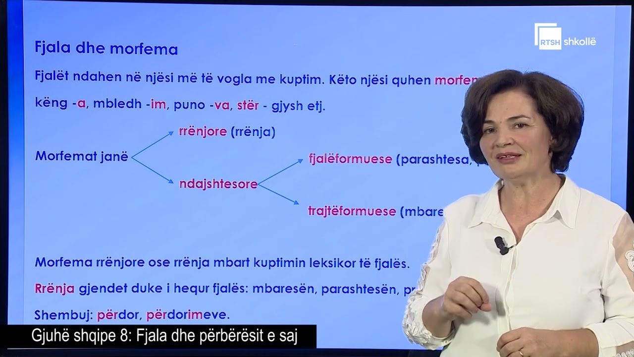 Fjala dhe përbërësit e saj |Gjuhë shqipe 8