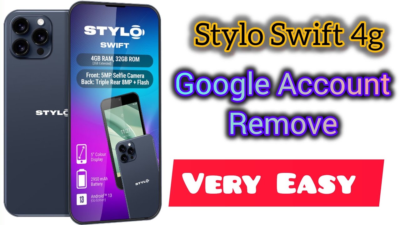 How to remove stylo Swift google account | stylo swift frp bypass