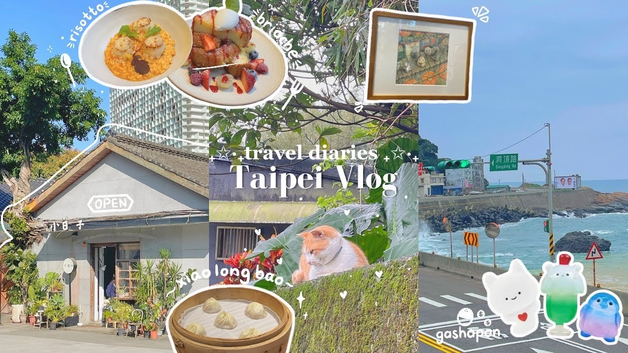 Travel diaries🧳 : Taipei Vlog 🇹🇼 | cat village, Jiufen, creative parks, night markets, food…