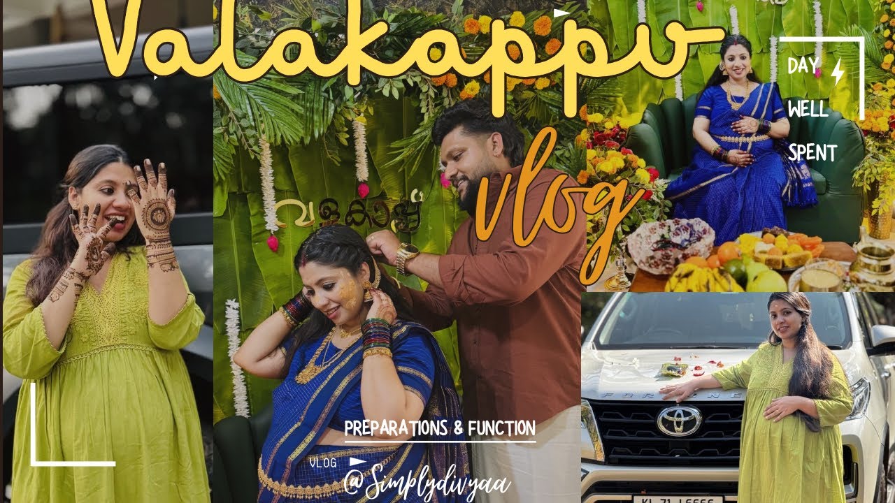 Glimpses of Valakappu Function🤰✨Preparations, function and many more♥️🥰