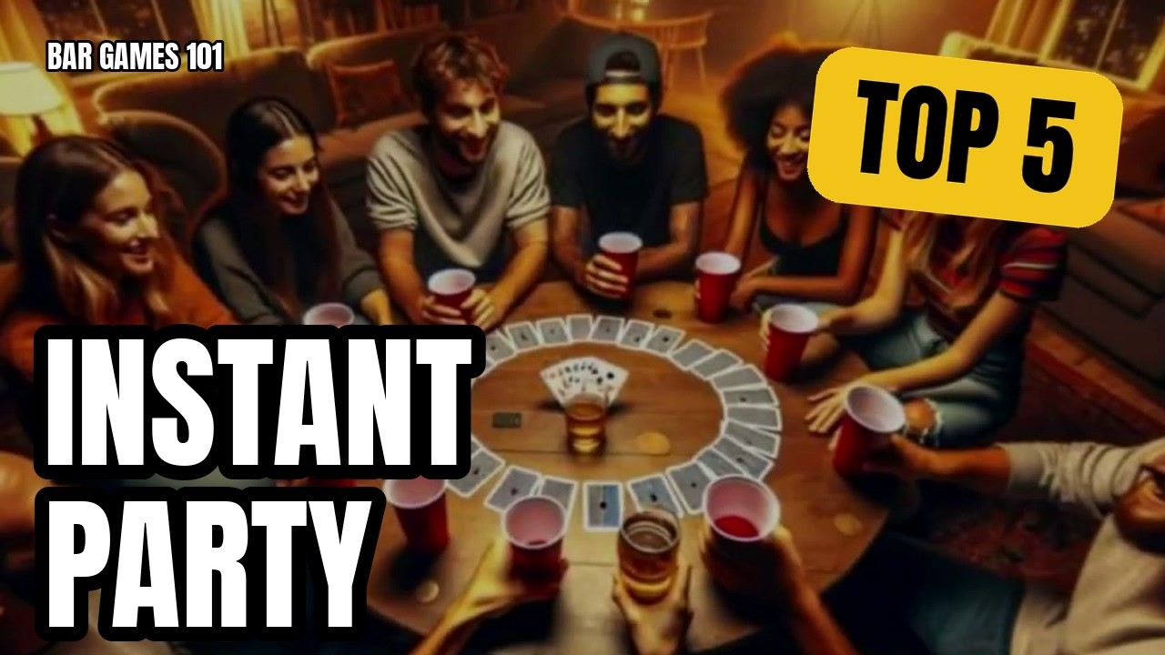 Top 5 Drinking Games That Instantly Turn Any Hangout Into a Party 🎉 (Beer Pong to Flip Cup!)