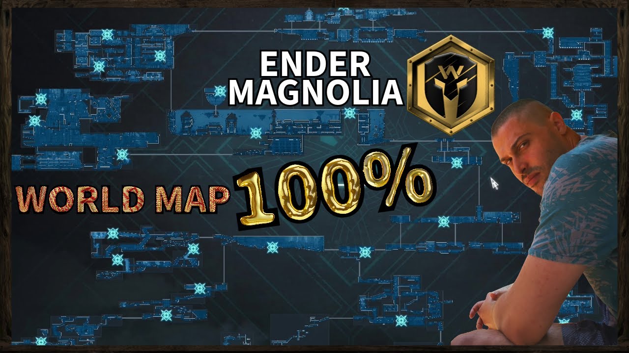 Ender Magnolia - 100% World Map - All secrets and hidden rooms Guide