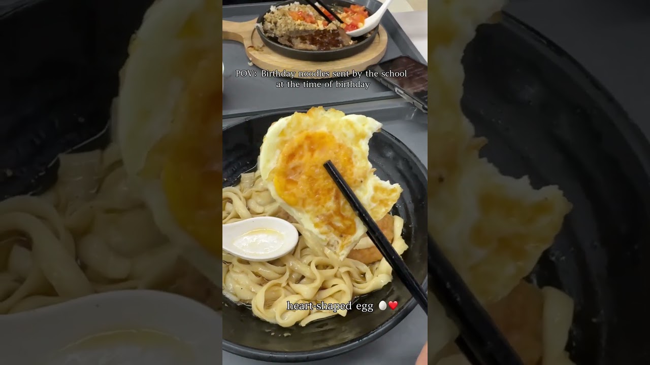 POV: Birthday noodles sent by ZJU at the time of birthday