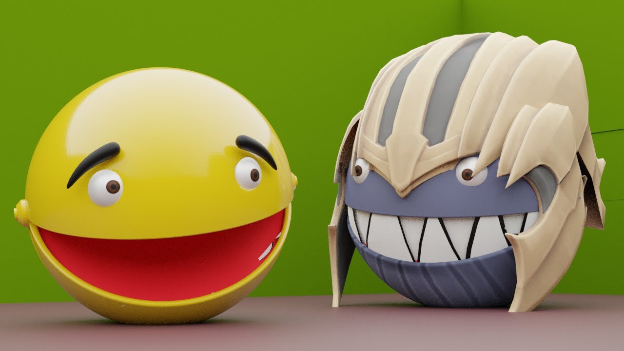 Pacman 3D vs Pac-Gold