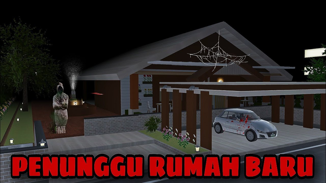 PENUNGGU RUMAH BARU || SAKURA SCHOOL SIMULATOR HORROR MOVIE
