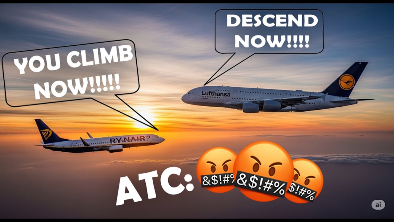 🤬 ATC crashed out on RYANAIR Pilot (Near Miss) | VATSIM ATC | Microsoft Flight Simulator 24