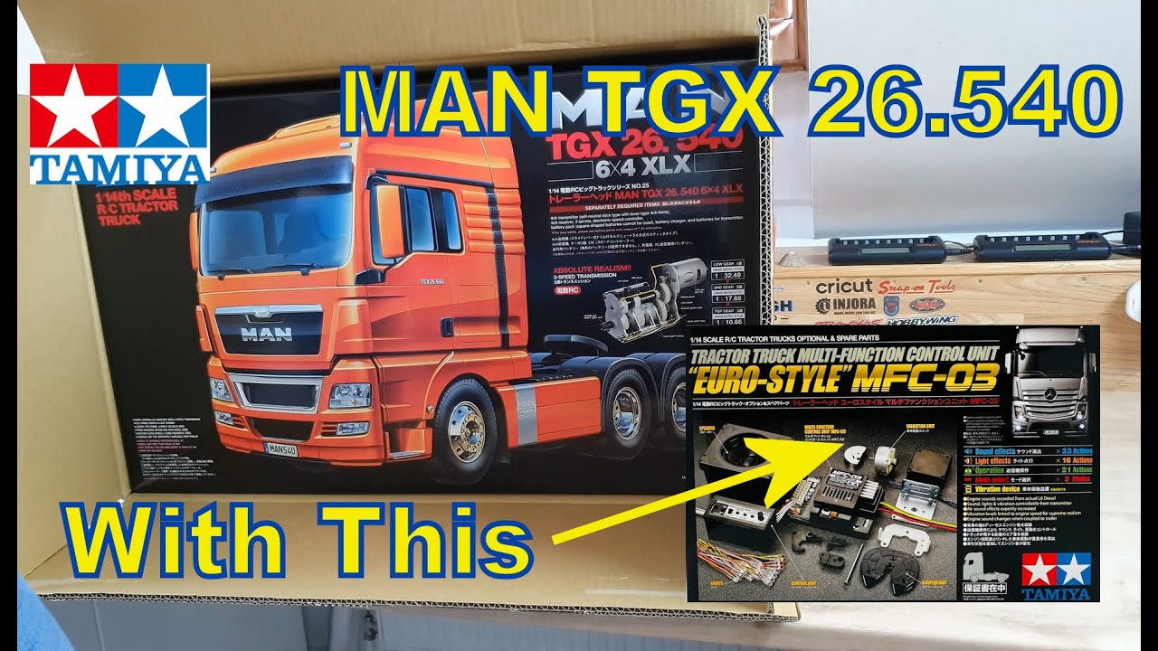 Tamiya MAN TGX 26.540 XLX 6x4 - Project Storm Trooper - Pt1