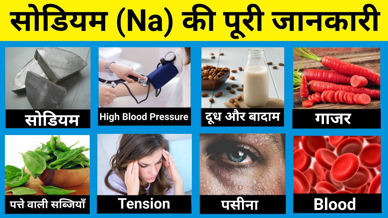 सोडियम की कमी के लक्षण | Sodium metal | Sodium ki kami se kya hota hai | Sodium kya hota hai |Nikhil
