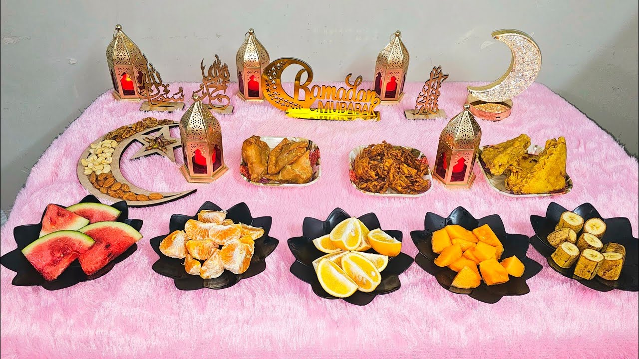 HOW TO SET TABLE FOR IFTAAR DAWAT 