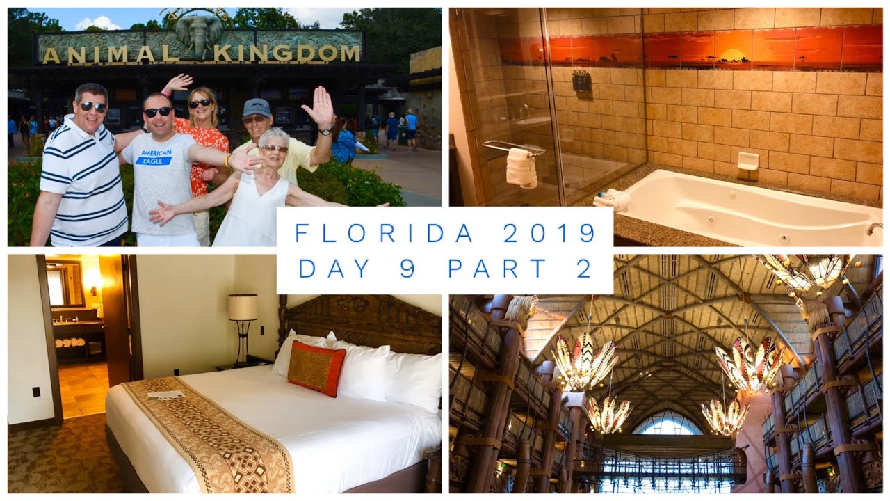 WALT DISNEY WORLD & FLORIDA VLOG - SEPT 2019 - DAY 9 - PT 2 - ANIMAL KINGDOM & ANIMAL KINGDOM LODGE