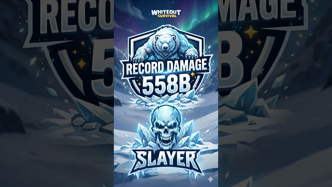 NEW ALL-TIME RECORD! 🐻 558B Damage vs Whale Bear (Whiteout Survival)