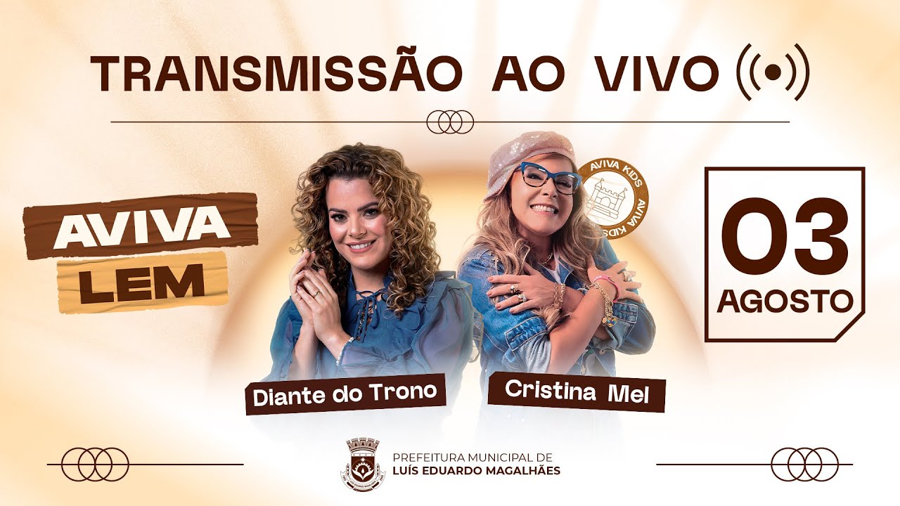 Aviva LEM 2025 - 4º DIA - Diante do Trono - Cristina Mel -  03/08