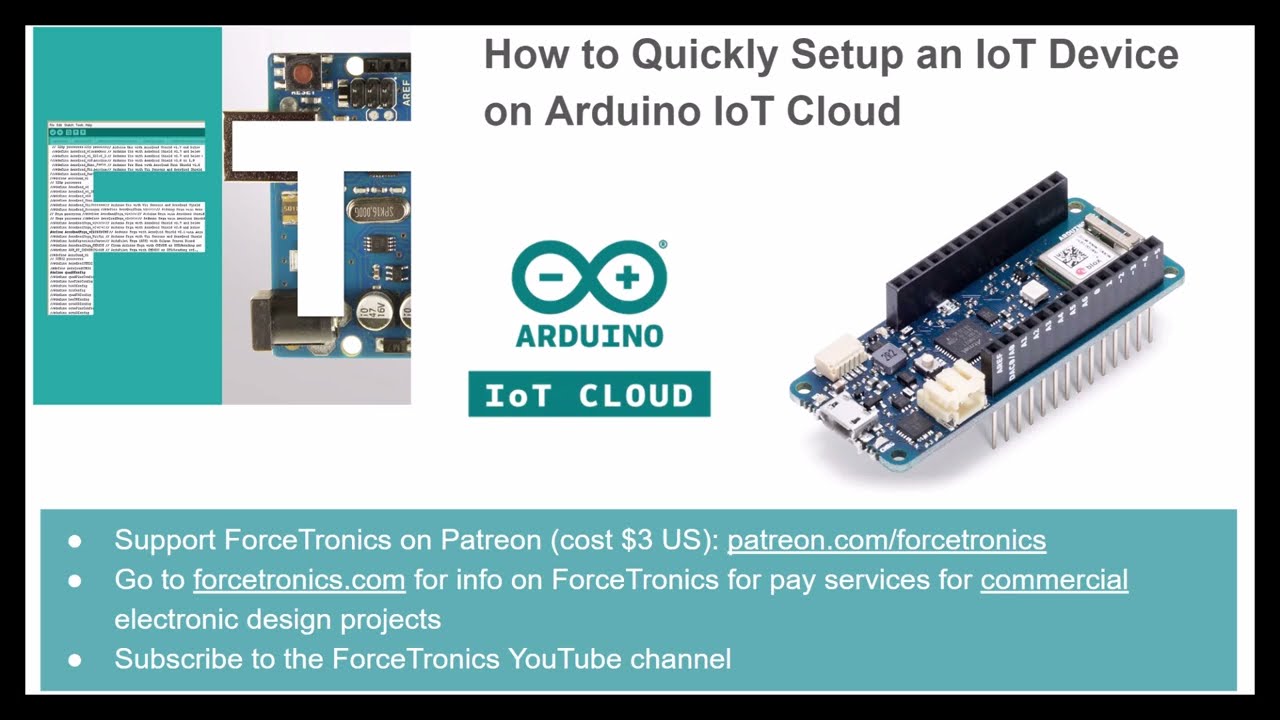 Как быстро настроить IoT-устройство в Arduino IoT Cloud