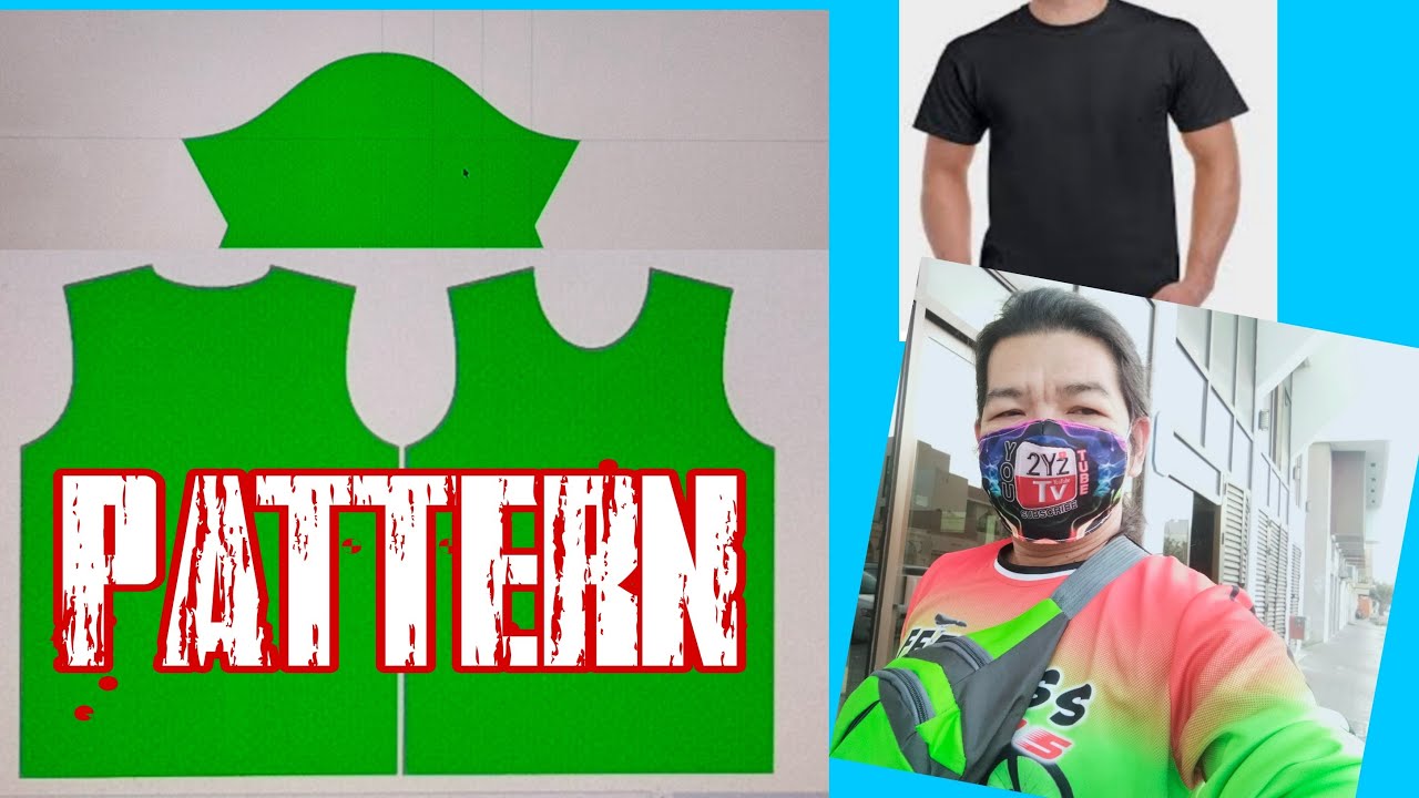 HOW TO MAKE T~SHIRT PATTERN(TAGALOG VERSION)