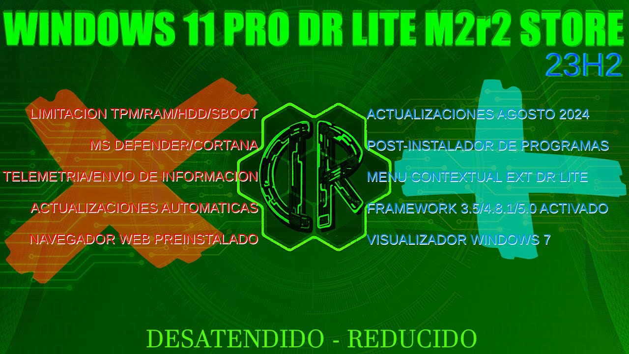 Presentacion Version M2r2S | Agosto 2024 (23H2 - W11)