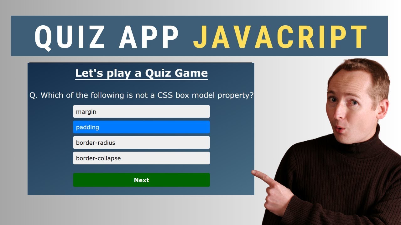 Formation JavaScript Gratuit : Cr&eacute;er un QUIZ Interactif Pas &agrave; Pas en 2024 - D&eacute;butant &agrave; Avanc&eacute;