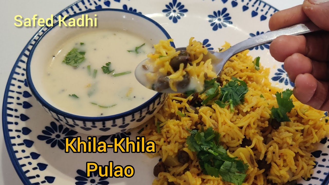 Kadhi Pulav Recipe | No Onion No Garlic Kadhi Pulav | Gujrati Kadhi