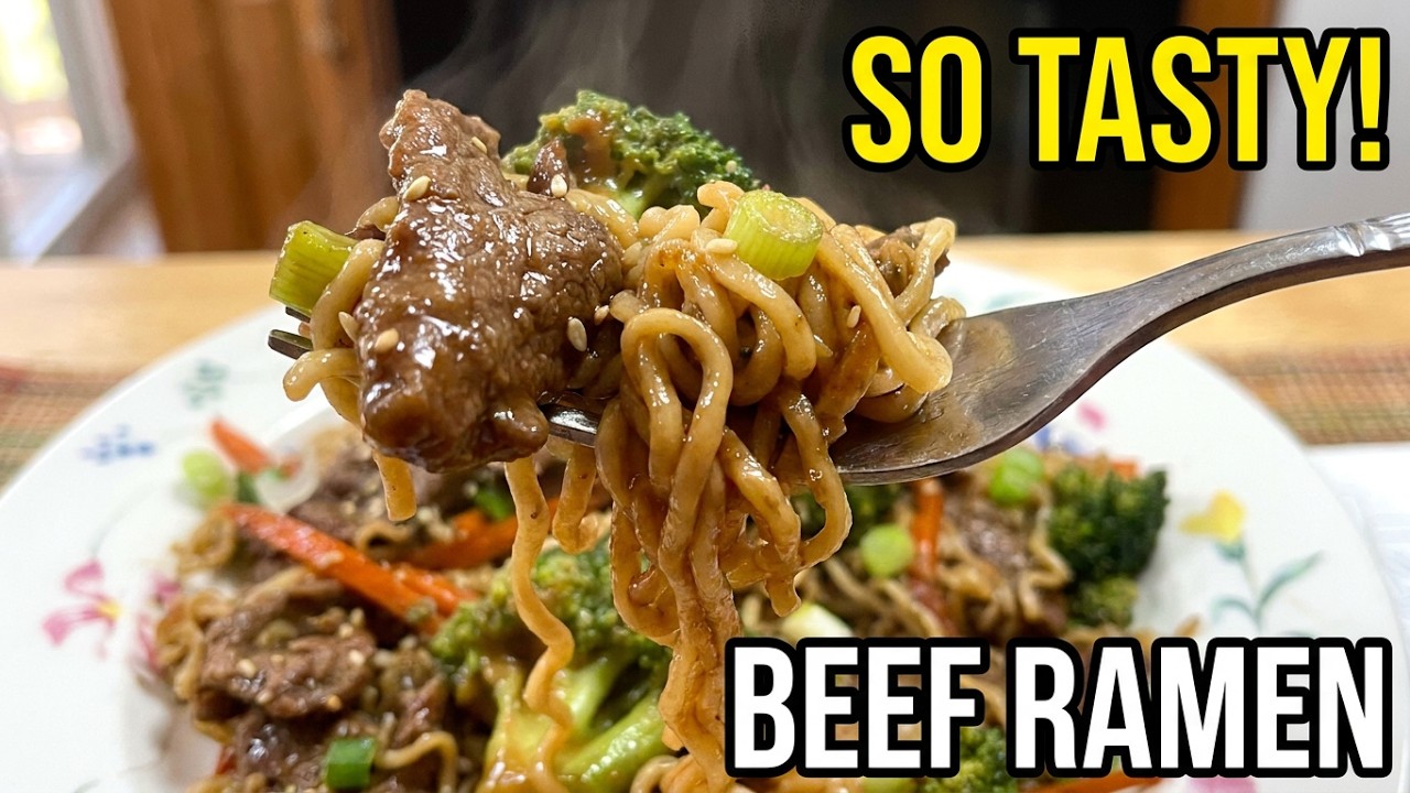 Mongolian Beef Ramen | MOLCS Easy Recipes