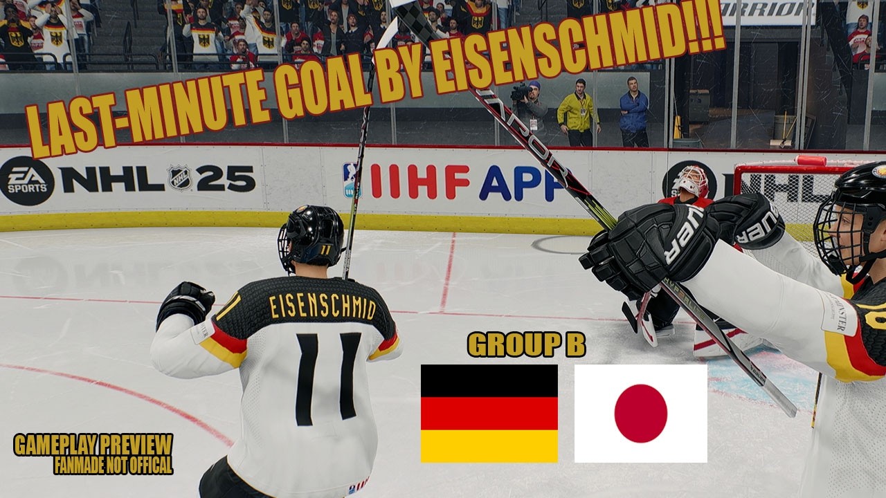 Last-Minute Goal by Eisenschmid! | Germany vs Japan | Group B | Gameplay Simulation