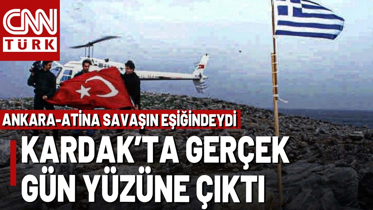 Kardak Krizi T&uuml;rk-Yunan Gerilimine Yol A&ccedil;mıştı, 30 Yıl Sonra Ger&ccedil;ek Ortaya &Ccedil;ıktı!