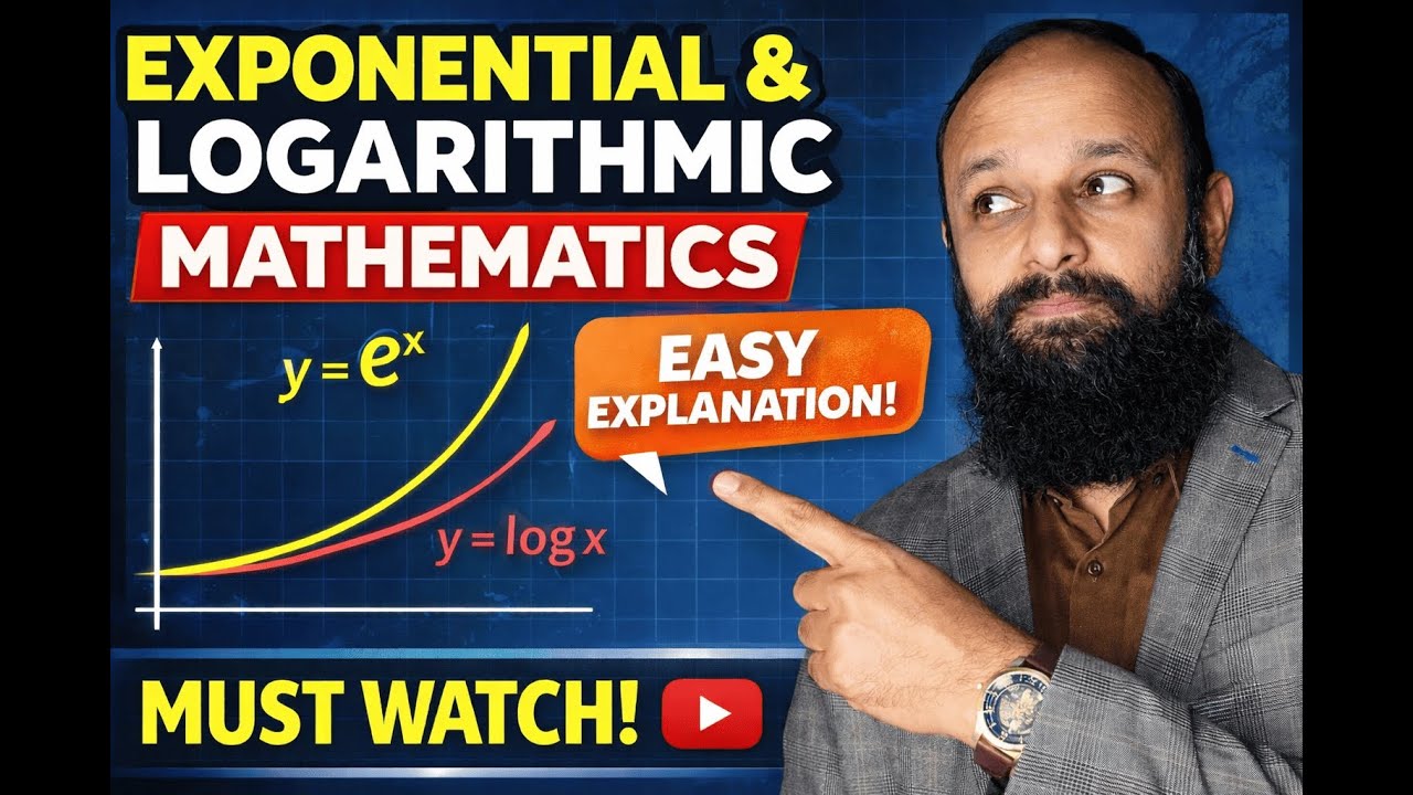 Exponential & Logarithmic Maths Made Easy | A Level Physics A2 (CAIE 9702)