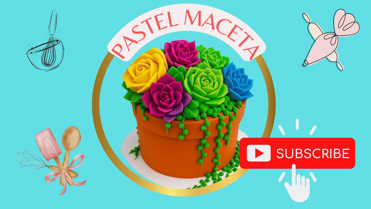 PASTEL MACETA