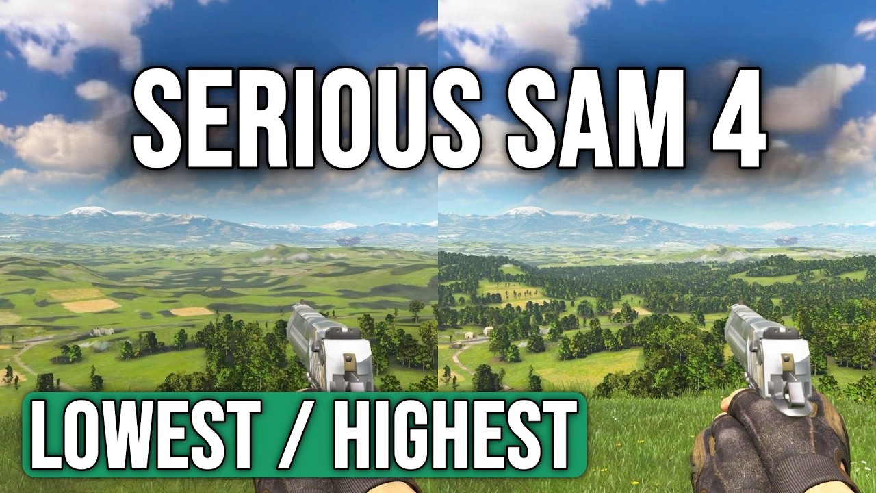 Serious Sam 4 - LOW vs ULTRA Graphics Settings Test