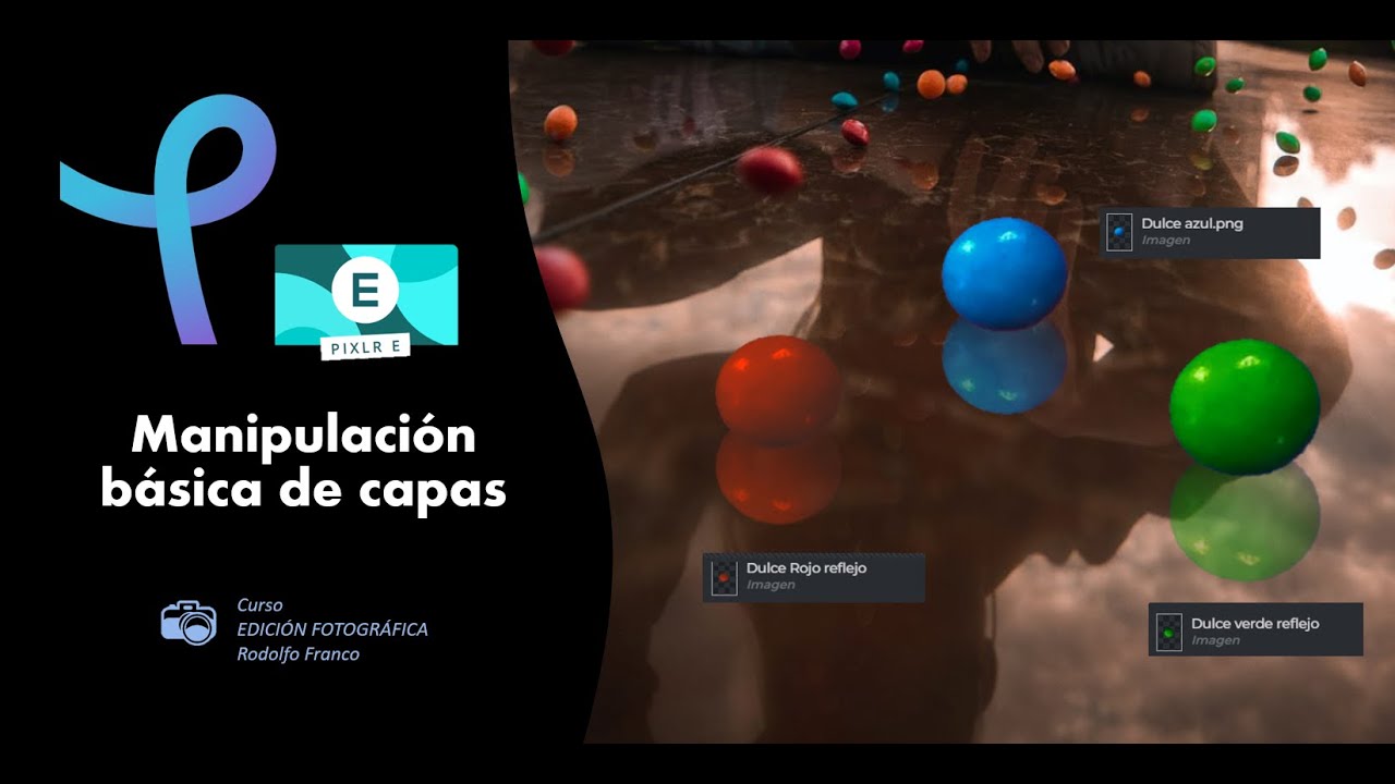 Tutorial Pixlr E - Manipulación básica de capas